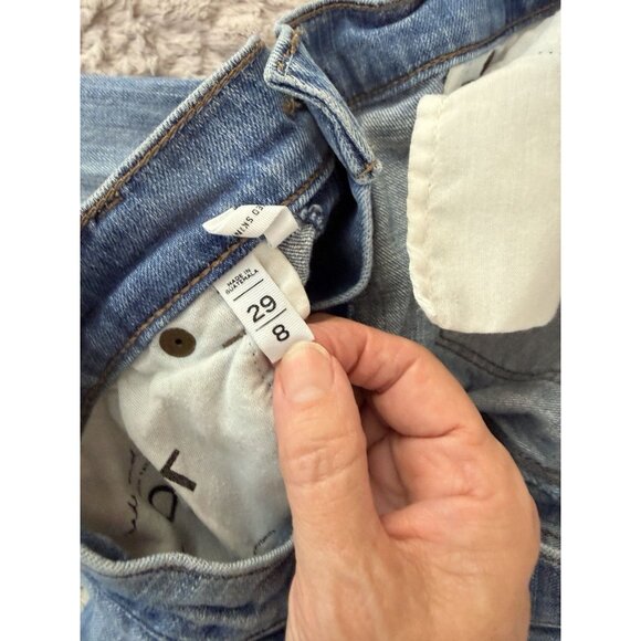 Ann Taylor LOFT Relaxed Skinny Jeans Women’s Size 8 / 29 Medium Wash Stretch Den - Picture 6 of 8